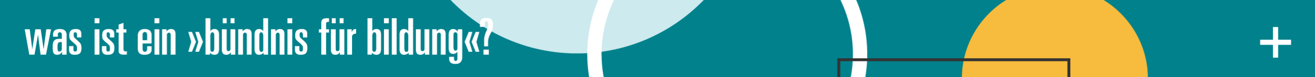 Was ist ein »Bündnis für Bildung«?