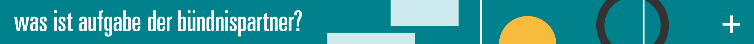 Was ist Aufgabe der Bündnispartner?