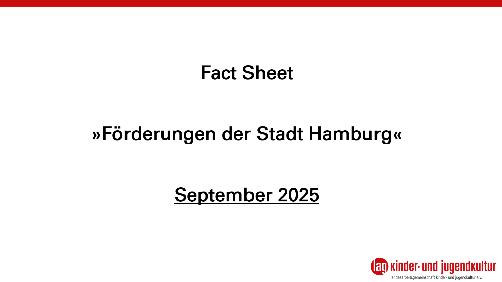 Link zum PDF »Fact Sheet« Förderungen der Stadt Hamburg Veranstaltung 2025