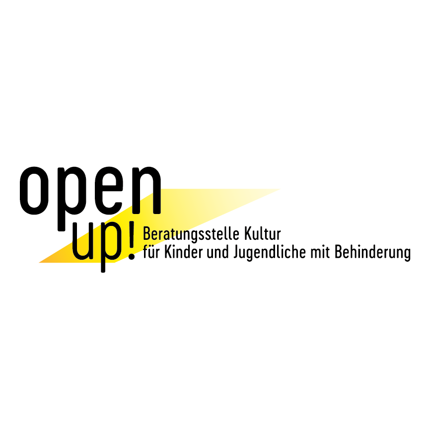 Logo Open-up! Beratungsstelle Kultur für Kinder und Jugendliche mit Behinderung