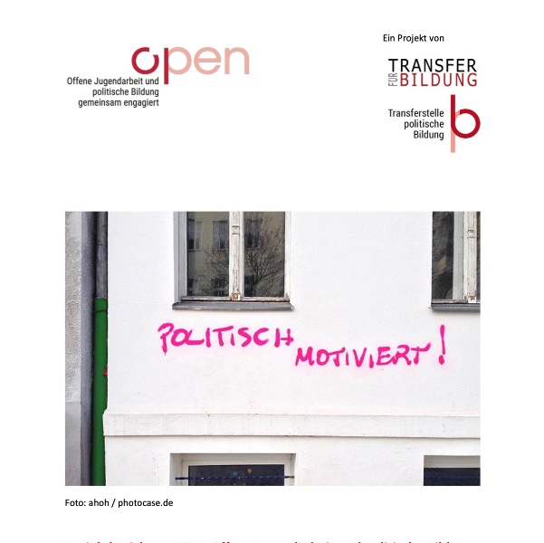 Titelseite des Projektberichtes