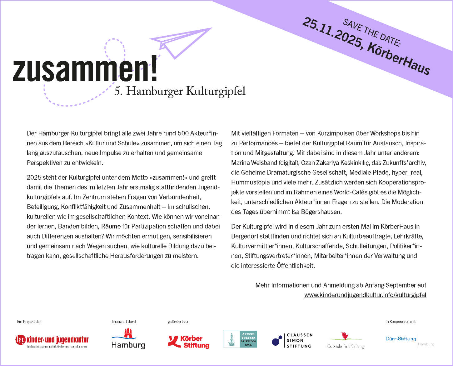 Link zum Save the date