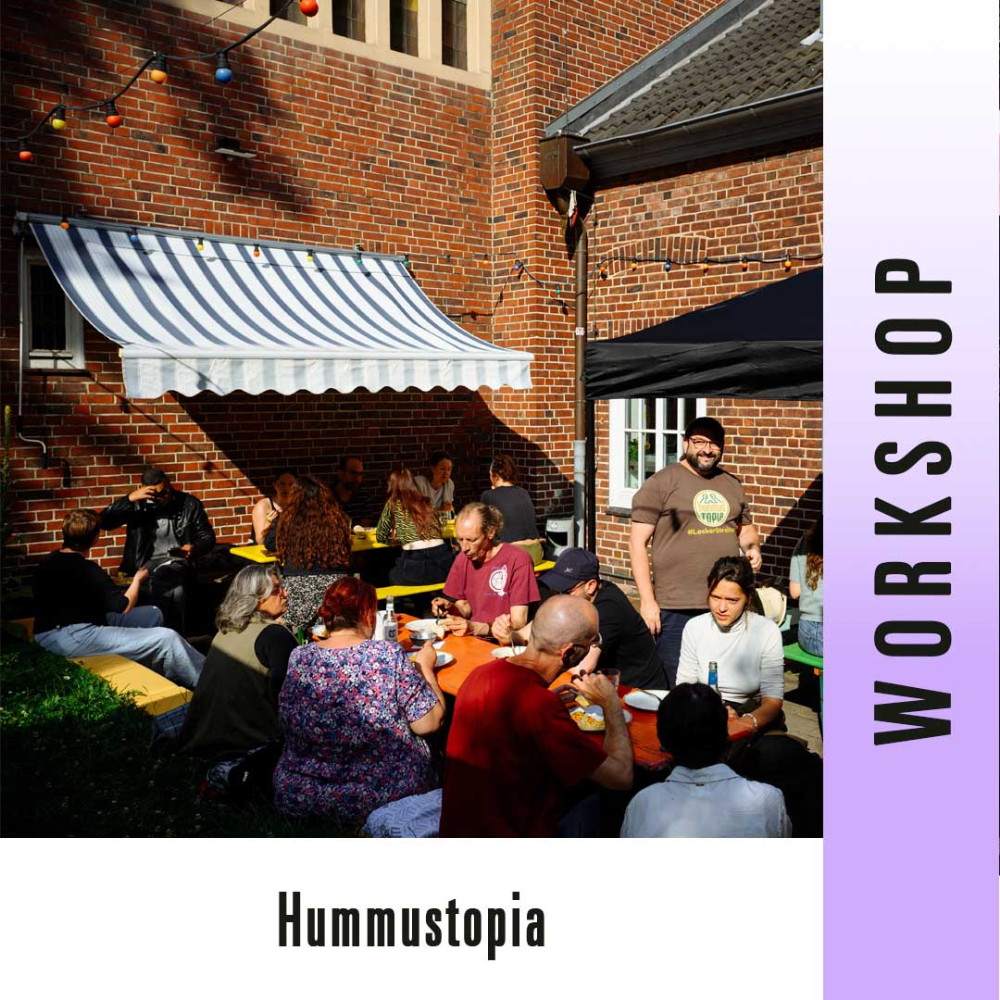 Foto von einem vollen Marktplatz