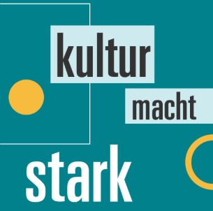 Grafik mit Text: Kultur macht stark