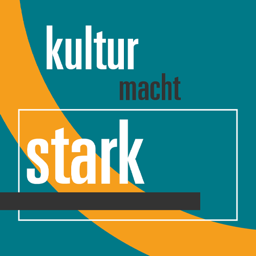 Grafik mit Text: Kultur macht stark